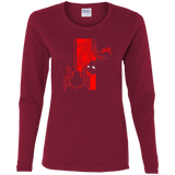 T-Shirts Cardinal / S Spiderman Profile Women's Long Sleeve T-Shirt