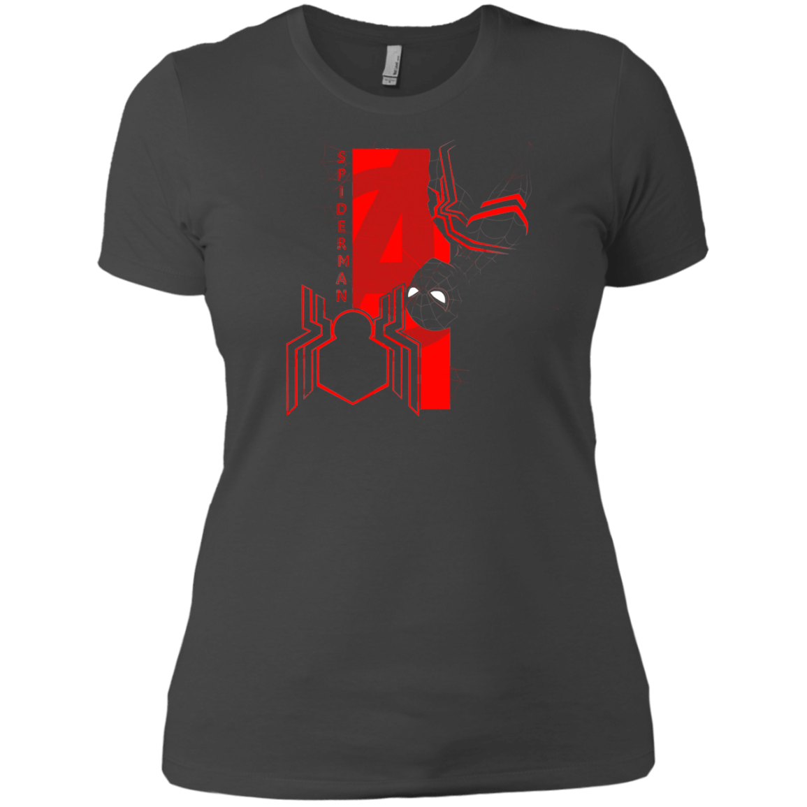 T-Shirts Heavy Metal / X-Small Spiderman Profile Women's Premium T-Shirt