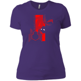 T-Shirts Purple Rush/ / X-Small Spiderman Profile Women's Premium T-Shirt