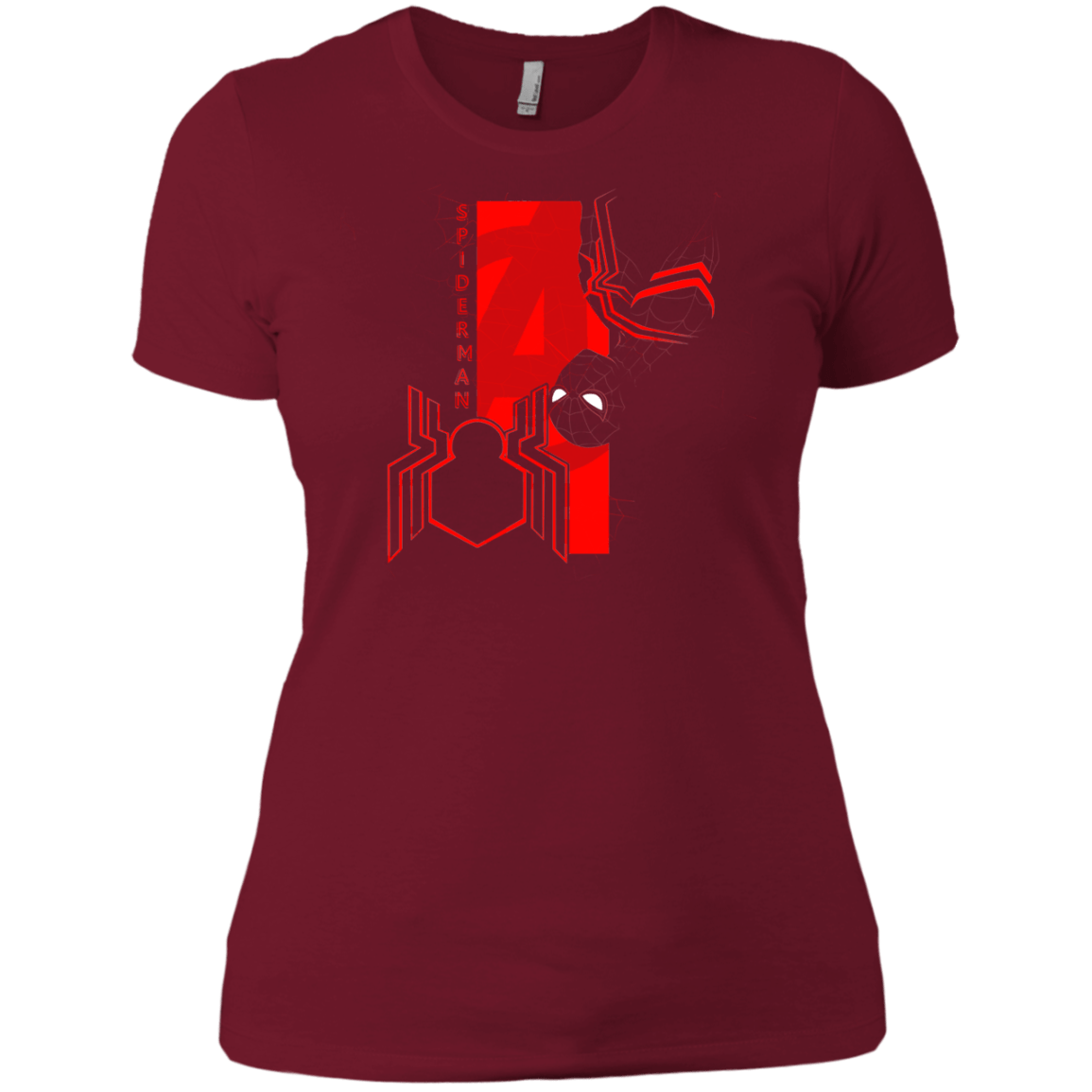 T-Shirts Scarlet / X-Small Spiderman Profile Women's Premium T-Shirt