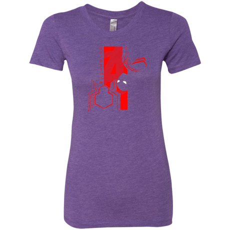 T-Shirts Purple Rush / S Spiderman Profile Women's Triblend T-Shirt