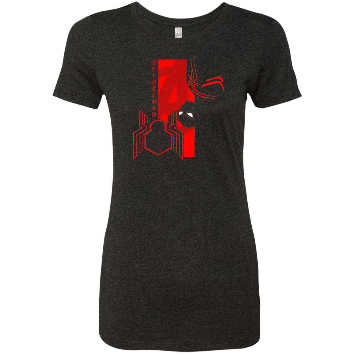T-Shirts Vintage Black / S Spiderman Profile Women's Triblend T-Shirt
