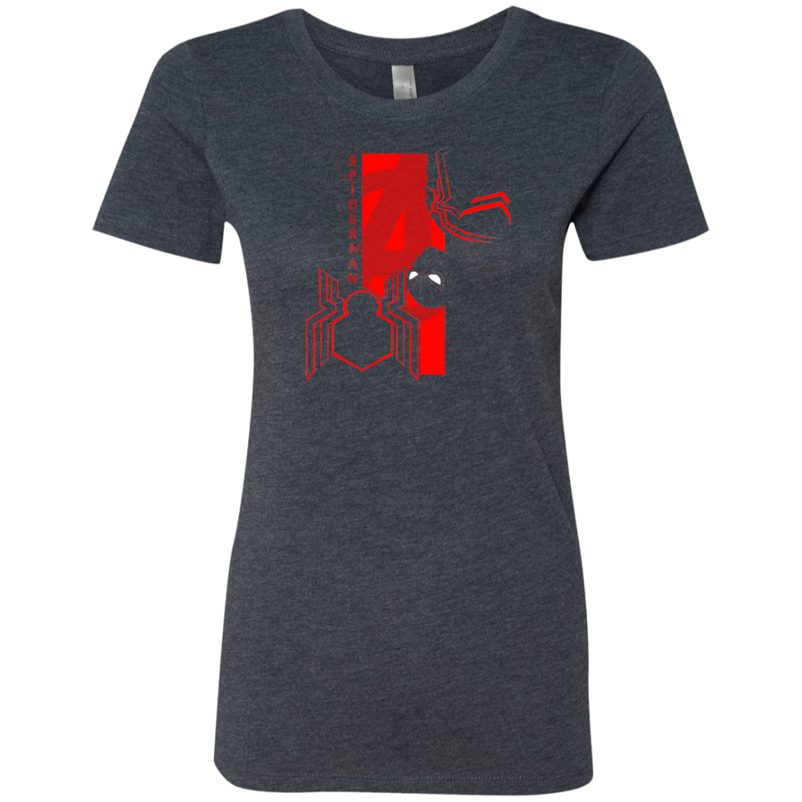 T-Shirts Vintage Navy / S Spiderman Profile Women's Triblend T-Shirt