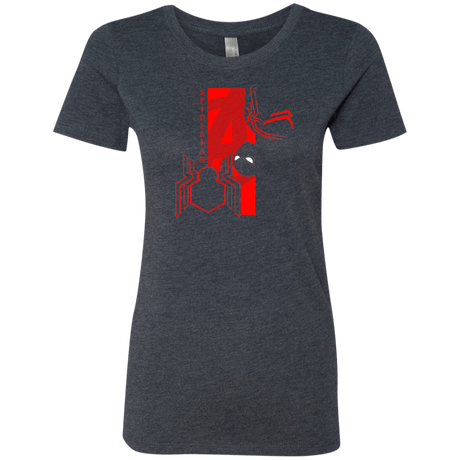 T-Shirts Vintage Navy / S Spiderman Profile Women's Triblend T-Shirt