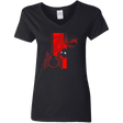 T-Shirts Black / S Spiderman Profile Women's V-Neck T-Shirt