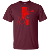 T-Shirts Maroon / YXS Spiderman Profile Youth T-Shirt