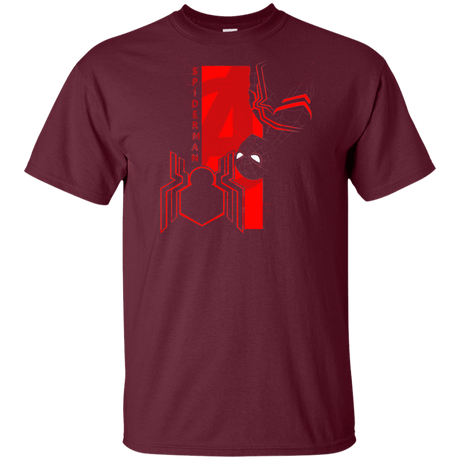 T-Shirts Maroon / YXS Spiderman Profile Youth T-Shirt