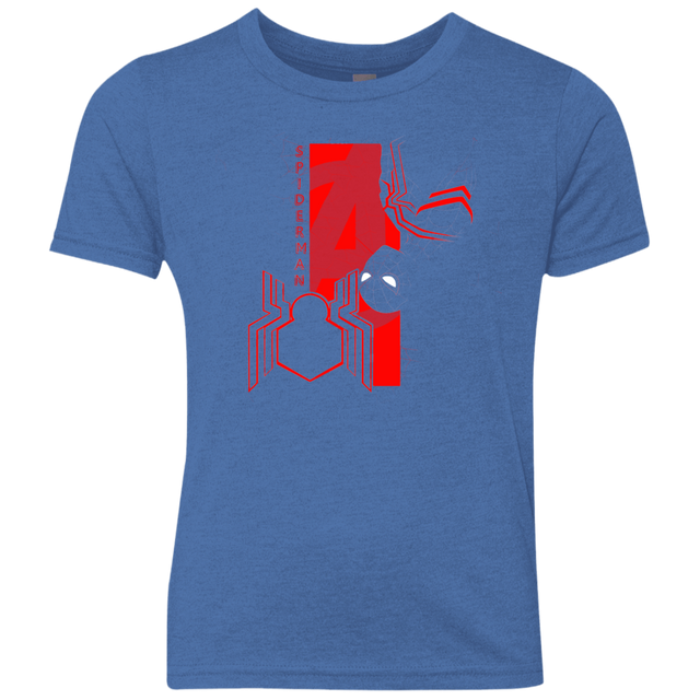 T-Shirts Vintage Royal / YXS Spiderman Profile Youth Triblend T-Shirt