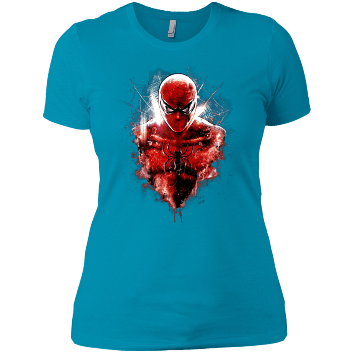 T-Shirts Turquoise / X-Small Spiderman Women's Premium T-Shirt