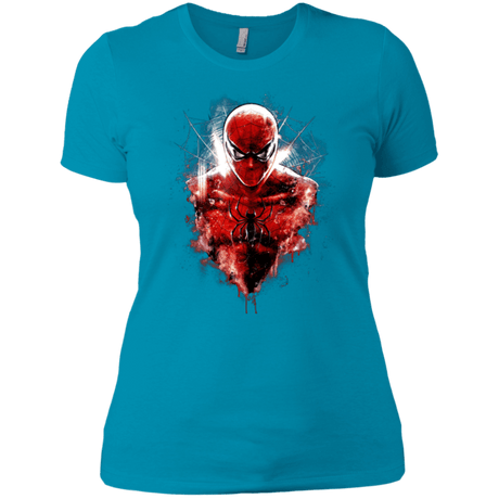 T-Shirts Turquoise / X-Small Spiderman Women's Premium T-Shirt