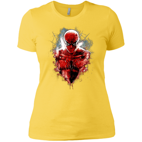 T-Shirts Vibrant Yellow / X-Small Spiderman Women's Premium T-Shirt