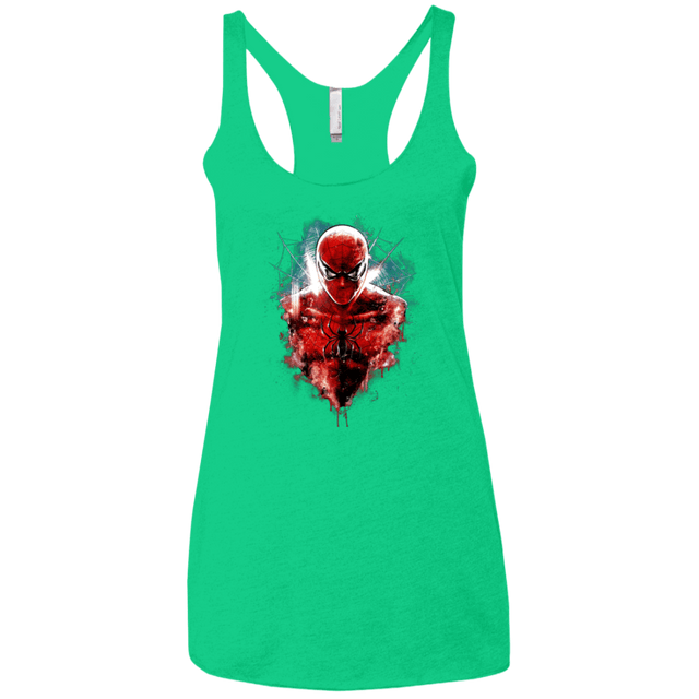 T-Shirts Envy / X-Small Spiderman Women's Triblend Racerback Tank