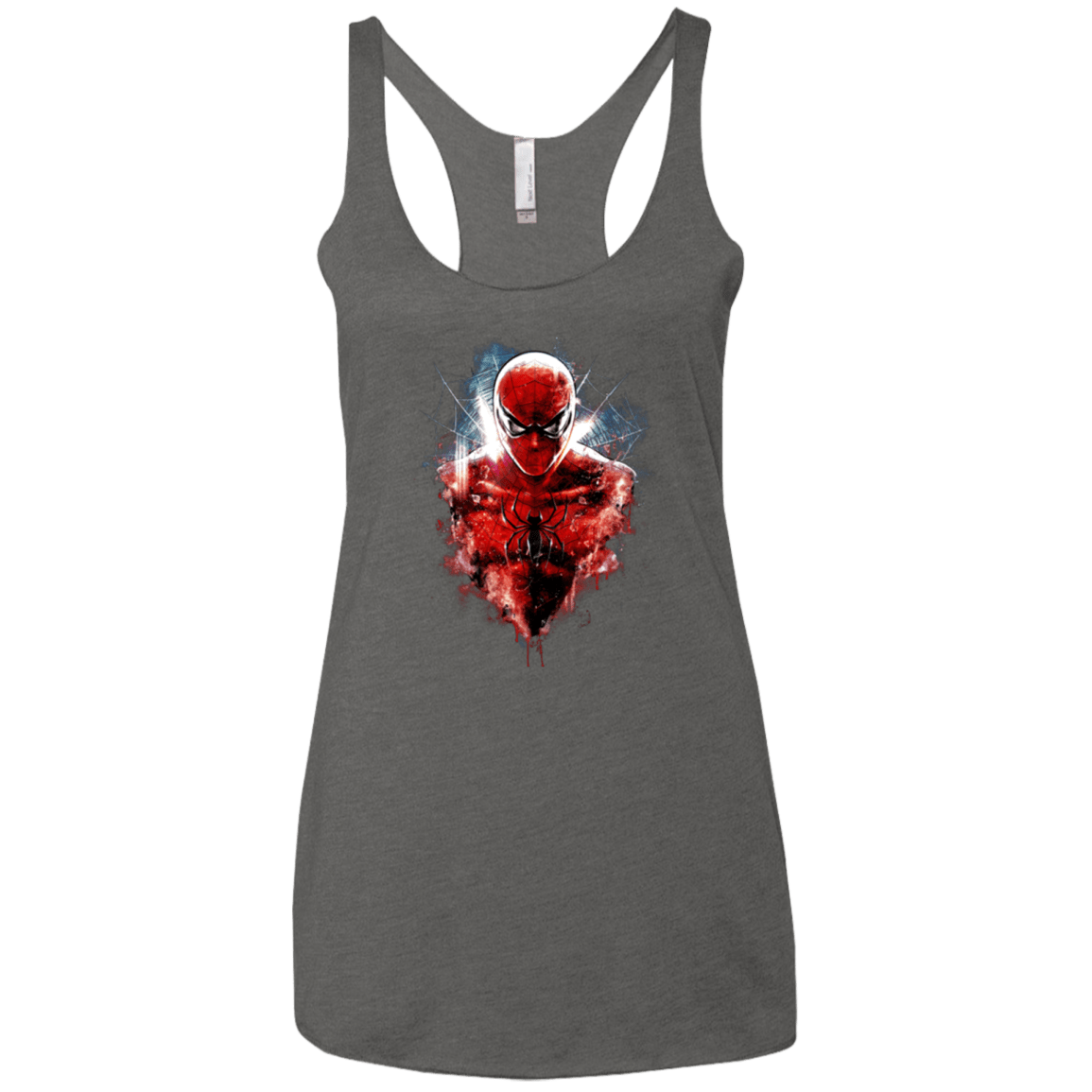 T-Shirts Premium Heather / X-Small Spiderman Women's Triblend Racerback Tank