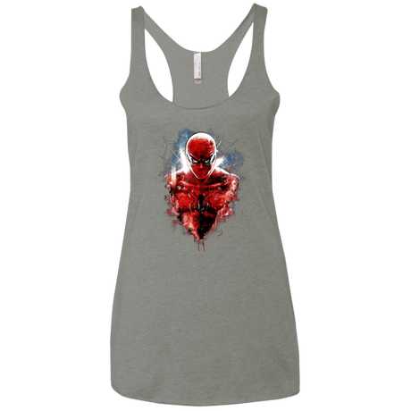 T-Shirts Venetian Grey / X-Small Spiderman Women's Triblend Racerback Tank