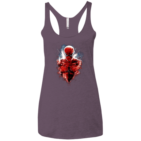 T-Shirts Vintage Purple / X-Small Spiderman Women's Triblend Racerback Tank