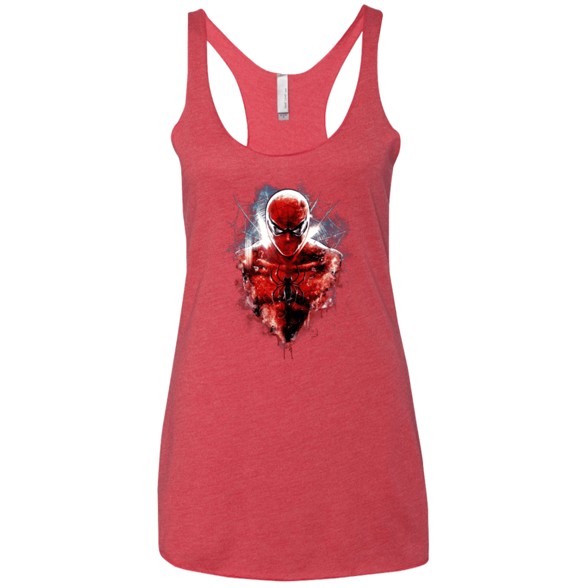 T-Shirts Vintage Red / X-Small Spiderman Women's Triblend Racerback Tank