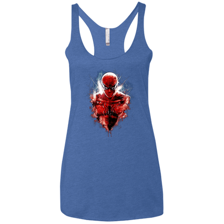 T-Shirts Vintage Royal / X-Small Spiderman Women's Triblend Racerback Tank