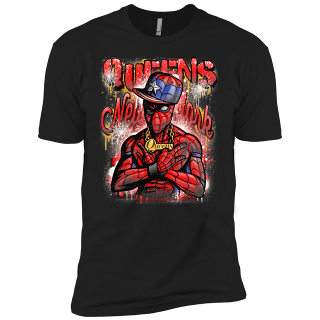 T-Shirts Black / YXS Spidey Queens Boys Premium T-Shirt