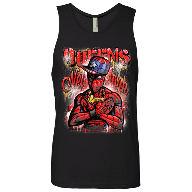 T-Shirts Black / Small Spidey Queens Men's Premium Tank Top