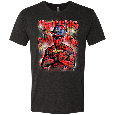 T-Shirts Vintage Black / Small Spidey Queens Men's Triblend T-Shirt