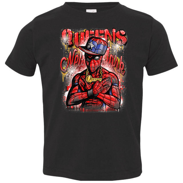 T-Shirts Black / 2T Spidey Queens Toddler Premium T-Shirt