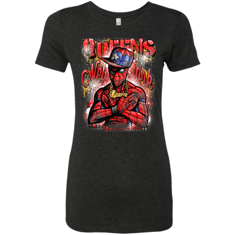 T-Shirts Vintage Black / Small Spidey Queens Women's Triblend T-Shirt