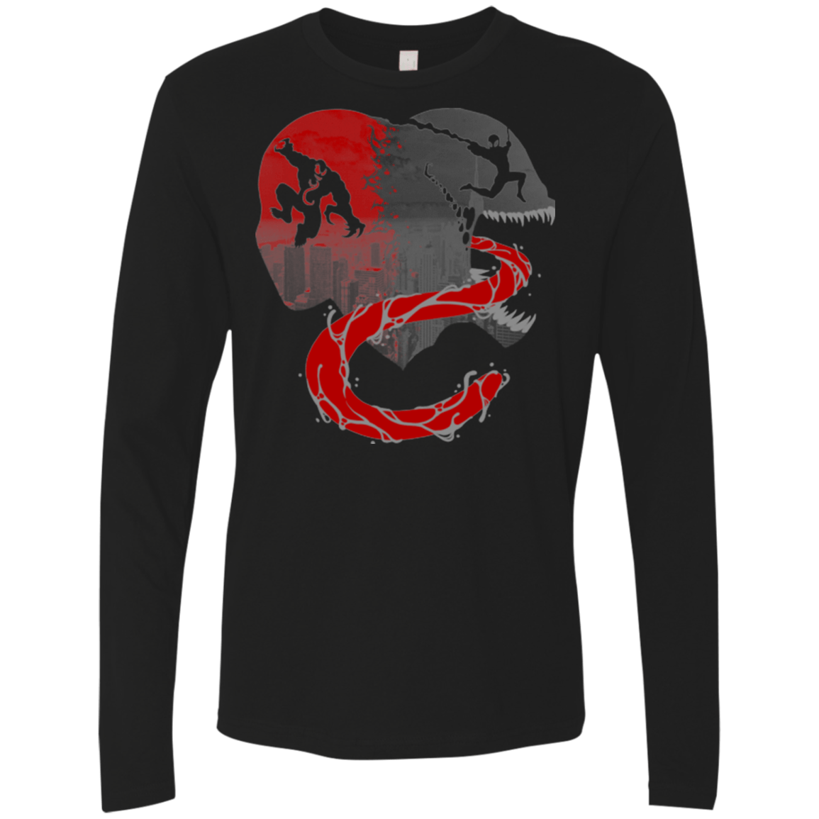 T-Shirts Black / Small Spidey Sense Men's Premium Long Sleeve