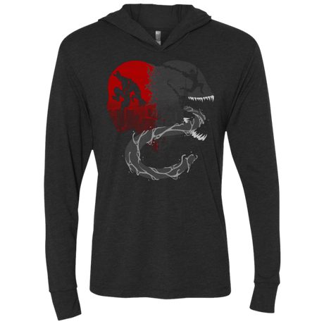 T-Shirts Vintage Black / X-Small Spidey Sense Triblend Long Sleeve Hoodie Tee