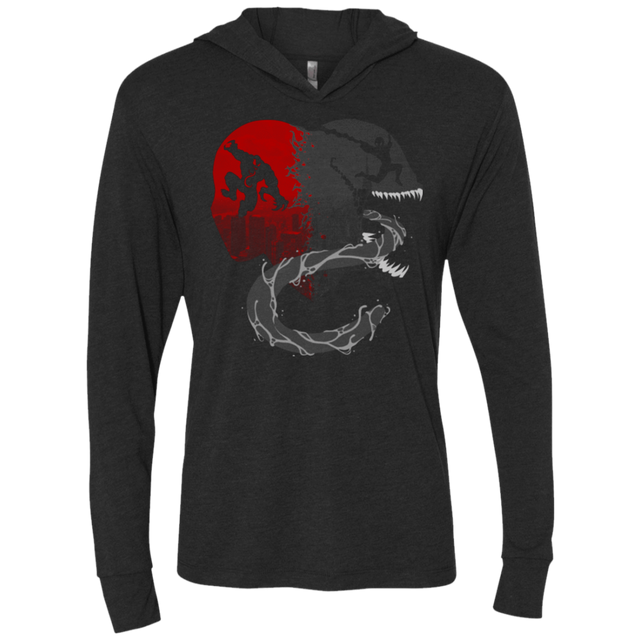 T-Shirts Vintage Black / X-Small Spidey Sense Triblend Long Sleeve Hoodie Tee