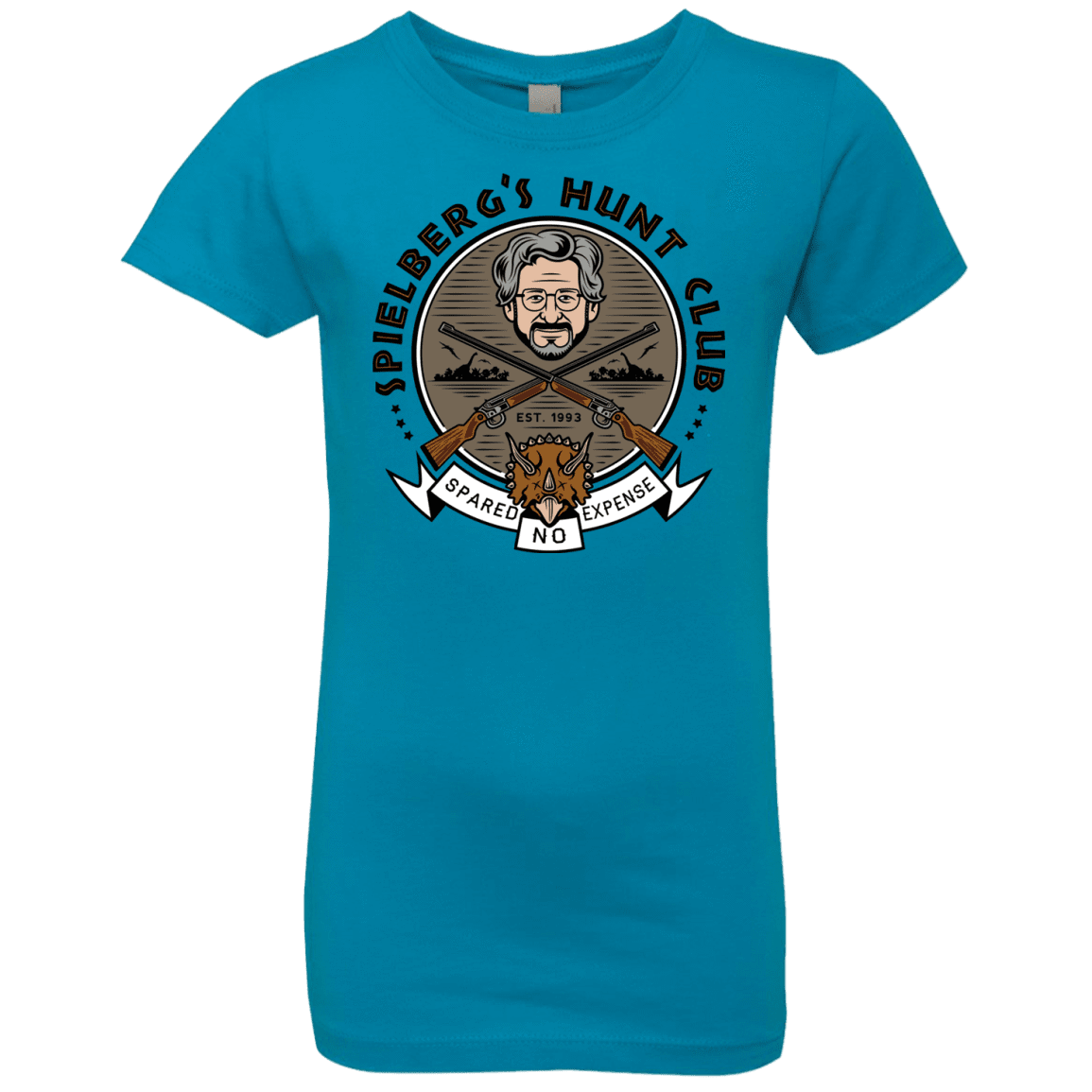 T-Shirts Turquoise / YXS Spielbergs Hunt Club Girls Premium T-Shirt