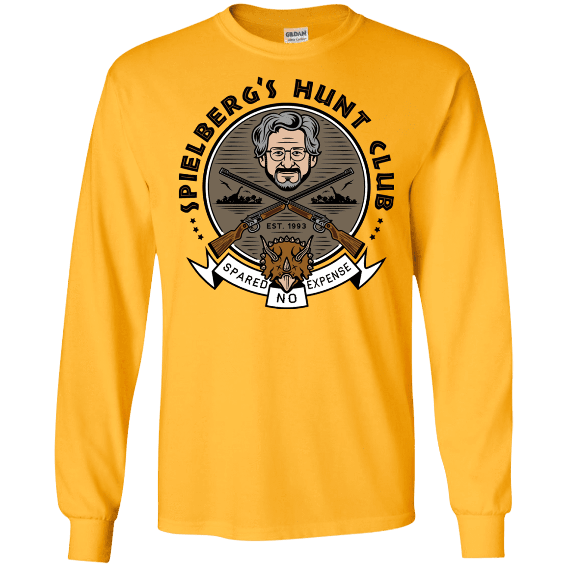 T-Shirts Gold / S Spielbergs Hunt Club Men's Long Sleeve T-Shirt