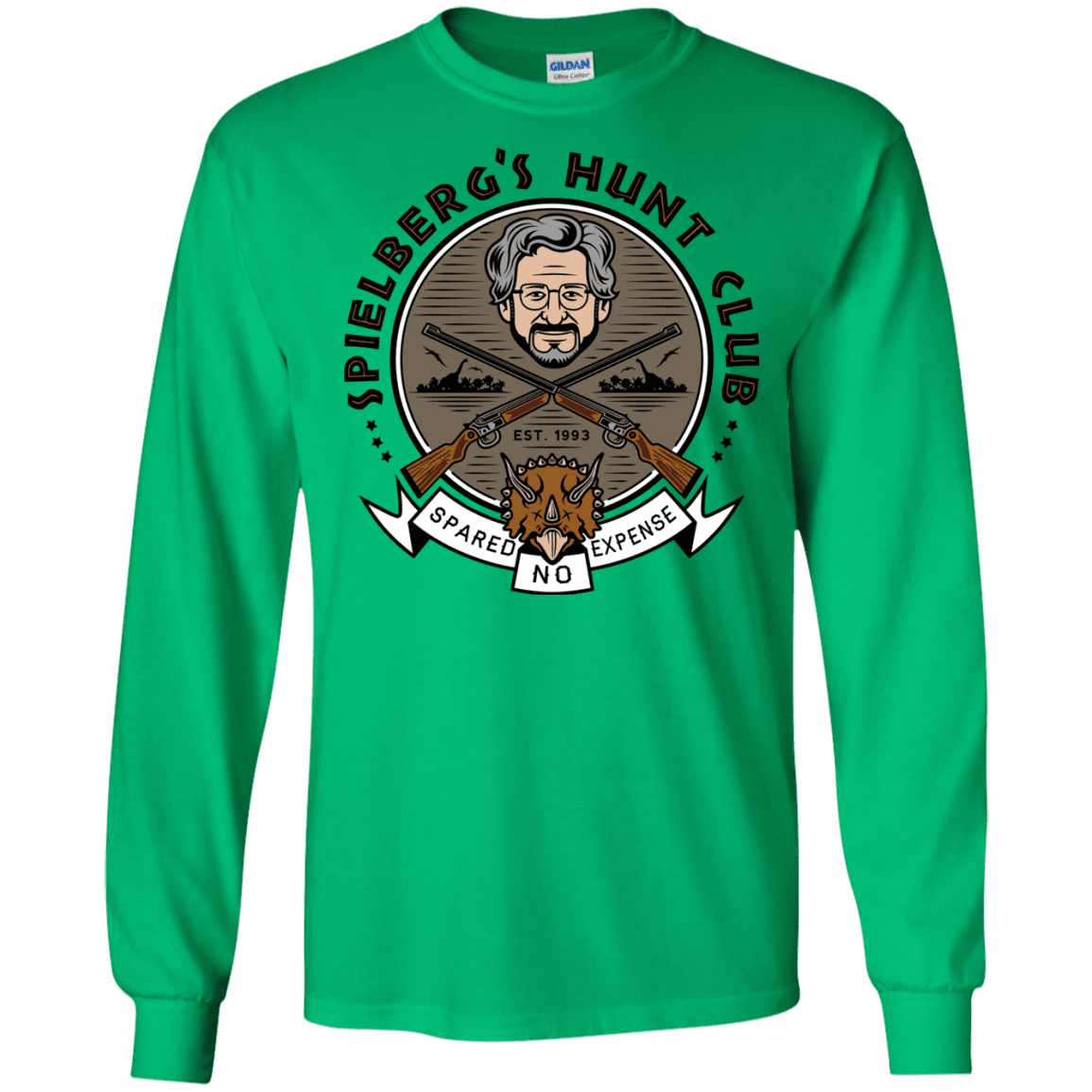 T-Shirts Irish Green / S Spielbergs Hunt Club Men's Long Sleeve T-Shirt