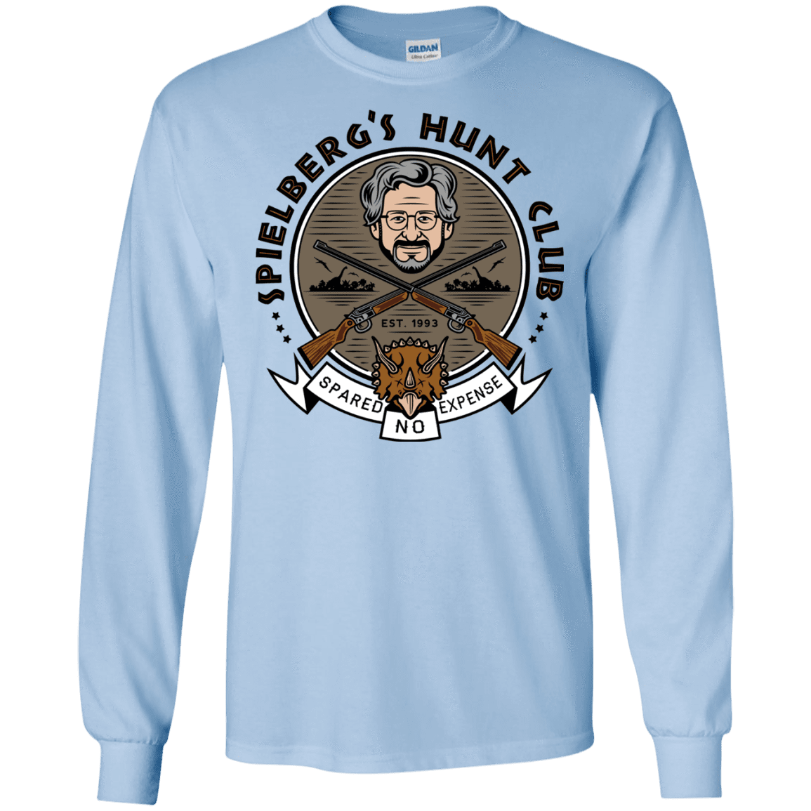 T-Shirts Light Blue / S Spielbergs Hunt Club Men's Long Sleeve T-Shirt