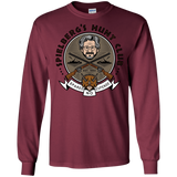 T-Shirts Maroon / S Spielbergs Hunt Club Men's Long Sleeve T-Shirt