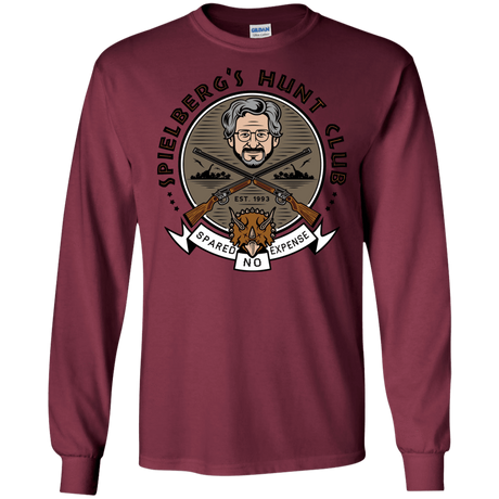 T-Shirts Maroon / S Spielbergs Hunt Club Men's Long Sleeve T-Shirt