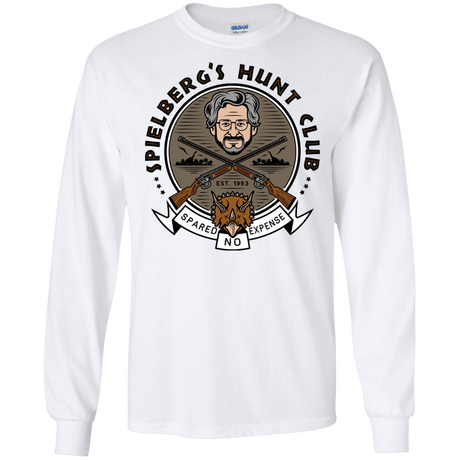 T-Shirts White / S Spielbergs Hunt Club Men's Long Sleeve T-Shirt