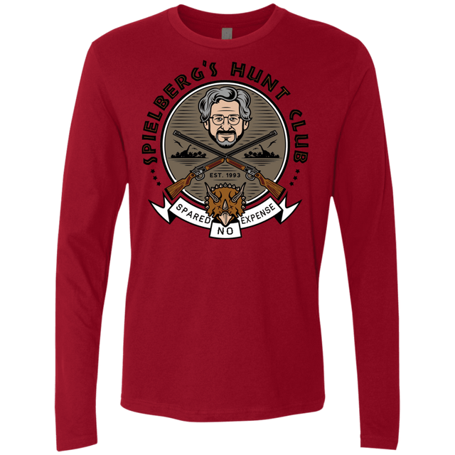 T-Shirts Cardinal / S Spielbergs Hunt Club Men's Premium Long Sleeve