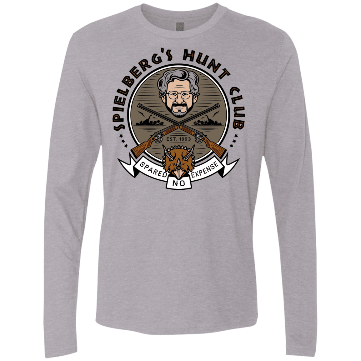 T-Shirts Heather Grey / S Spielbergs Hunt Club Men's Premium Long Sleeve