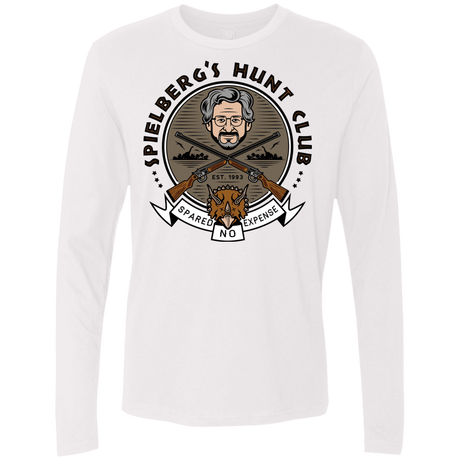 T-Shirts White / S Spielbergs Hunt Club Men's Premium Long Sleeve
