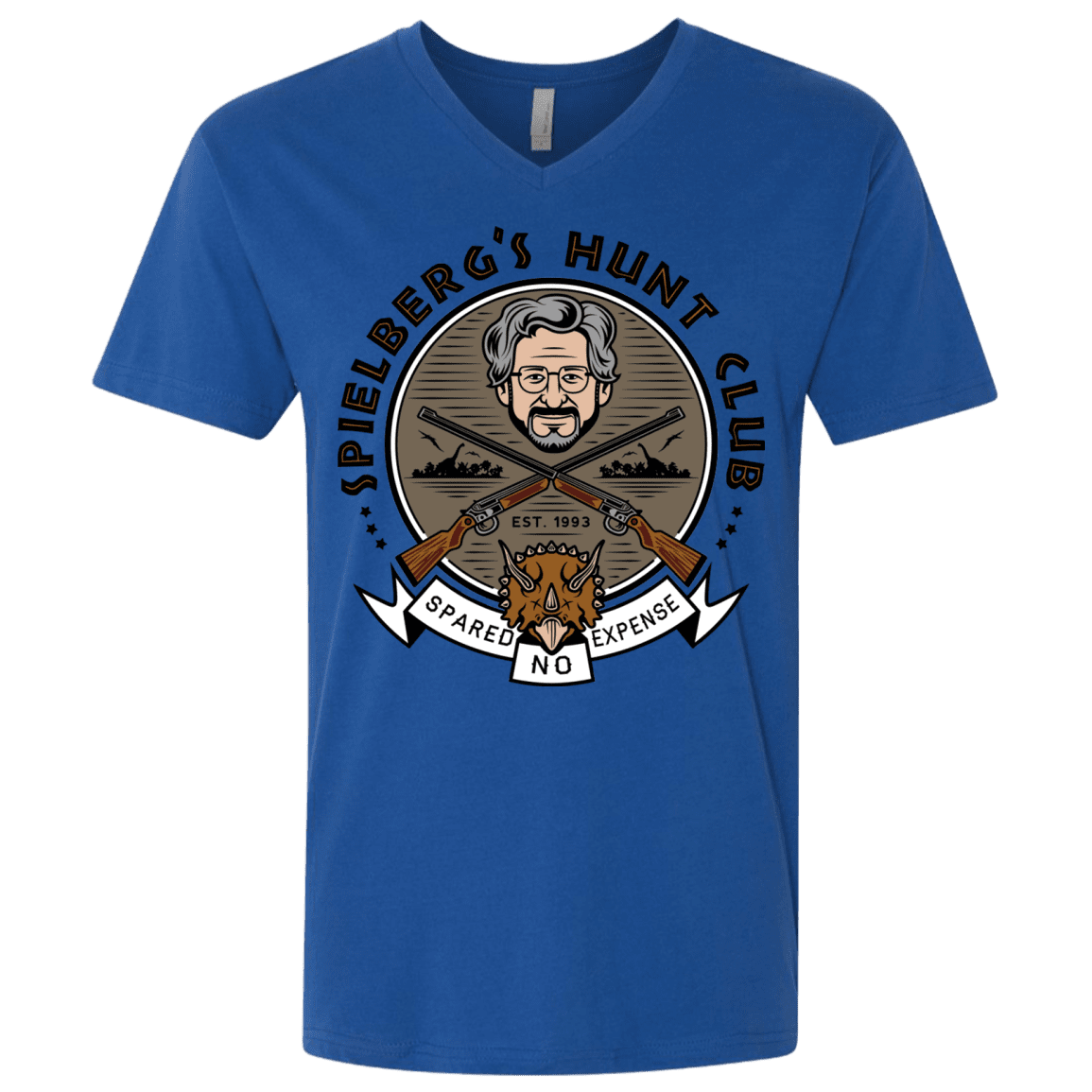T-Shirts Royal / X-Small Spielbergs Hunt Club Men's Premium V-Neck