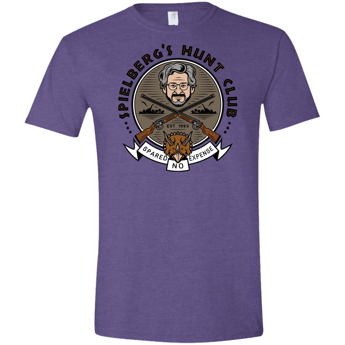 T-Shirts Heather Purple / S Spielbergs Hunt Club Men's Semi-Fitted Softstyle