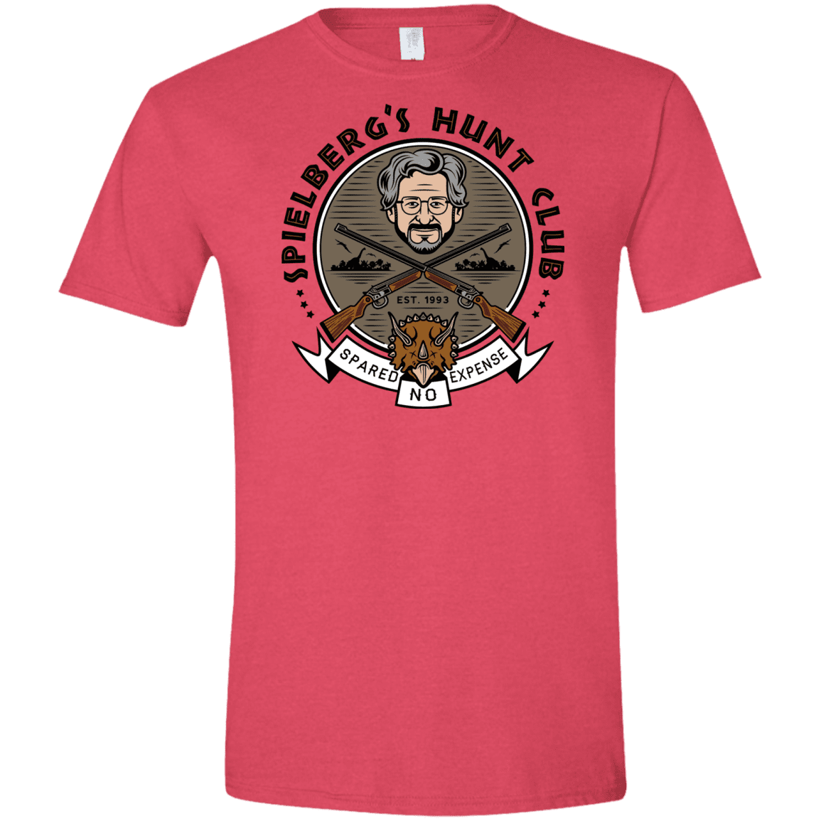 T-Shirts Heather Red / S Spielbergs Hunt Club Men's Semi-Fitted Softstyle