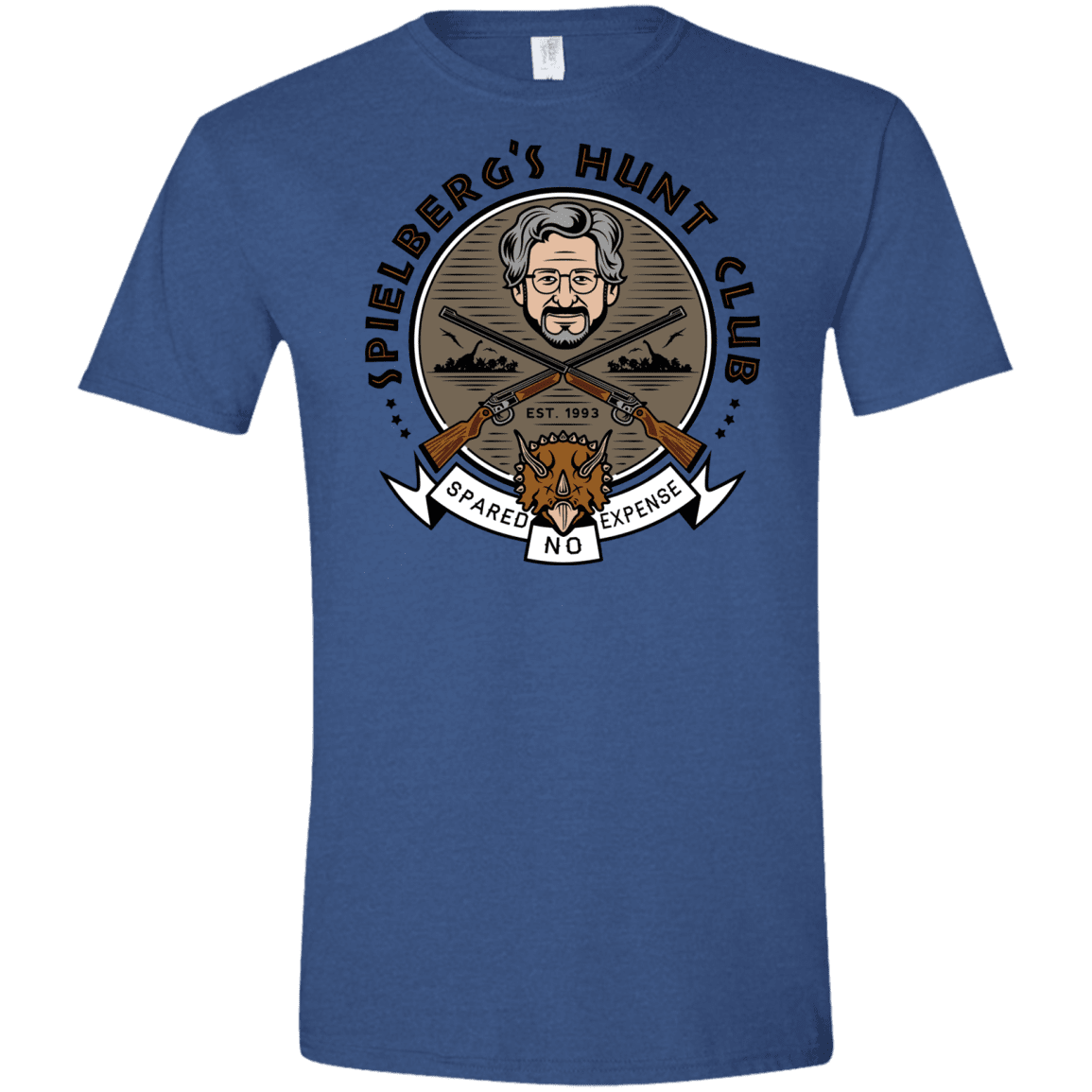 T-Shirts Heather Royal / X-Small Spielbergs Hunt Club Men's Semi-Fitted Softstyle