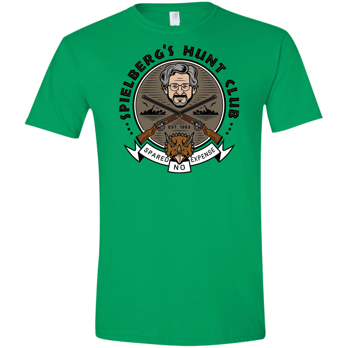 T-Shirts Irish Green / S Spielbergs Hunt Club Men's Semi-Fitted Softstyle