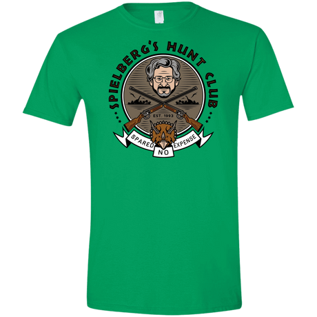 T-Shirts Irish Green / S Spielbergs Hunt Club Men's Semi-Fitted Softstyle