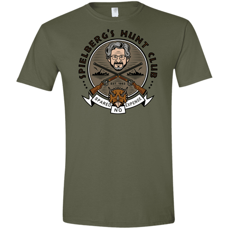T-Shirts Military Green / S Spielbergs Hunt Club Men's Semi-Fitted Softstyle