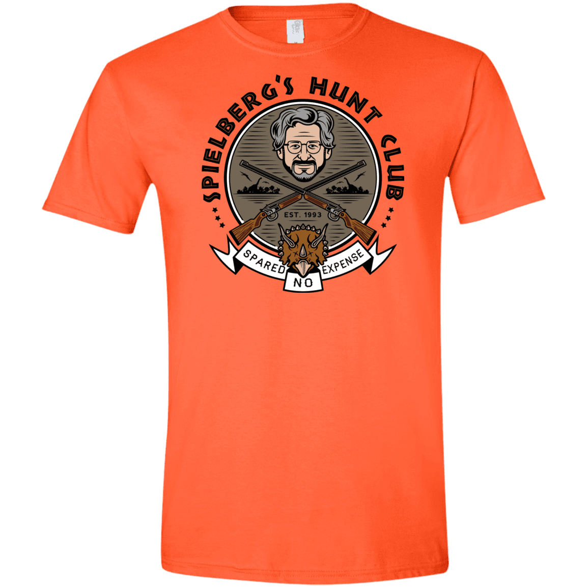 T-Shirts Orange / S Spielbergs Hunt Club Men's Semi-Fitted Softstyle