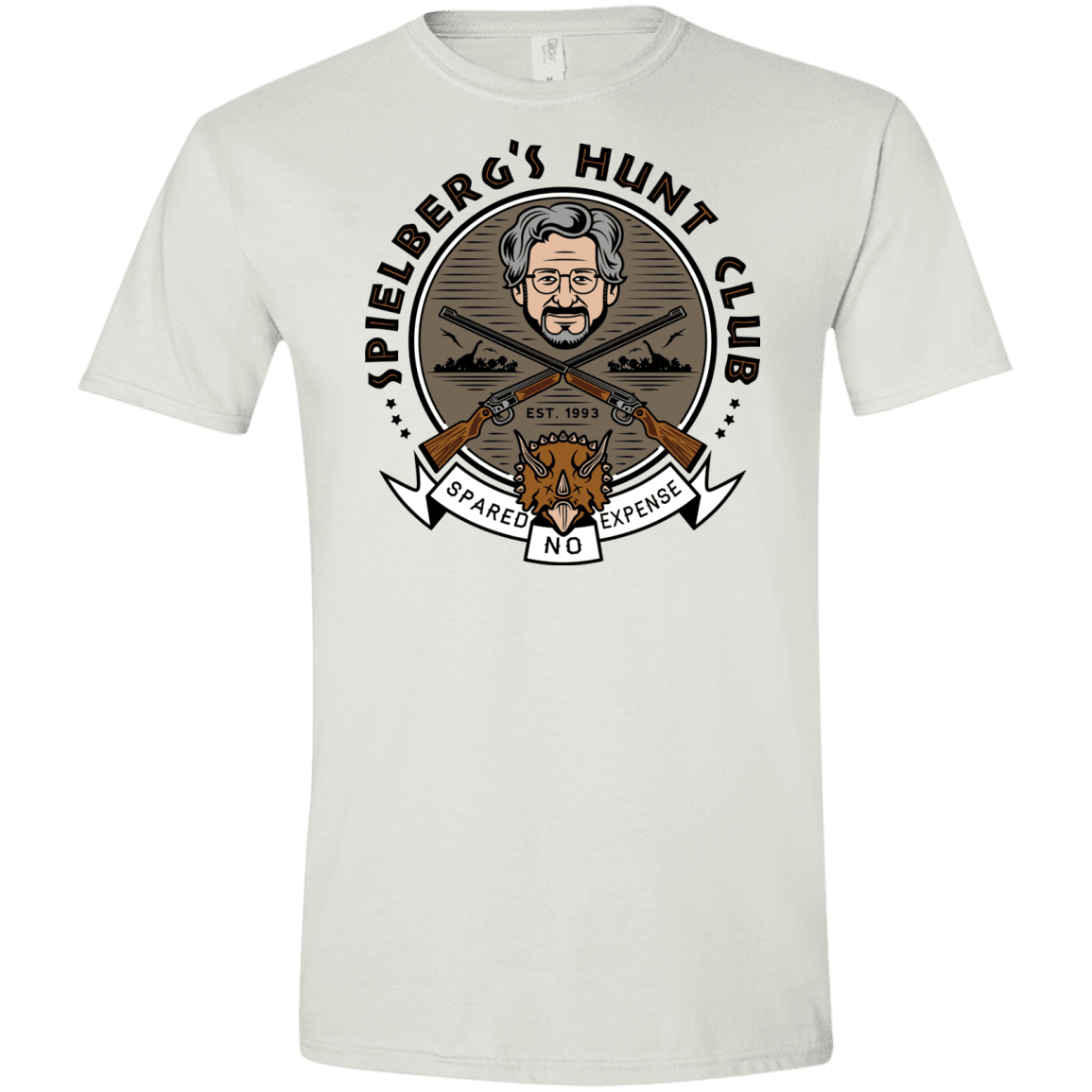 T-Shirts White / X-Small Spielbergs Hunt Club Men's Semi-Fitted Softstyle