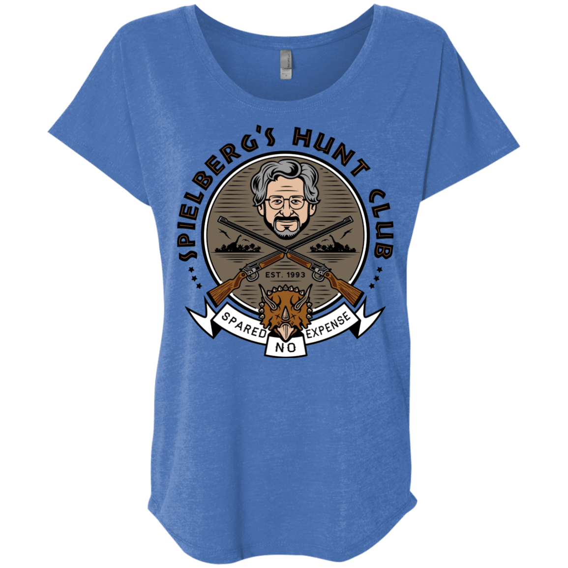 T-Shirts Vintage Royal / X-Small Spielbergs Hunt Club Triblend Dolman Sleeve