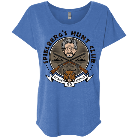 T-Shirts Vintage Royal / X-Small Spielbergs Hunt Club Triblend Dolman Sleeve